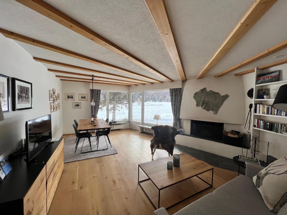 Chesa Suot Ovas Appartement Sils Maria Kamer foto