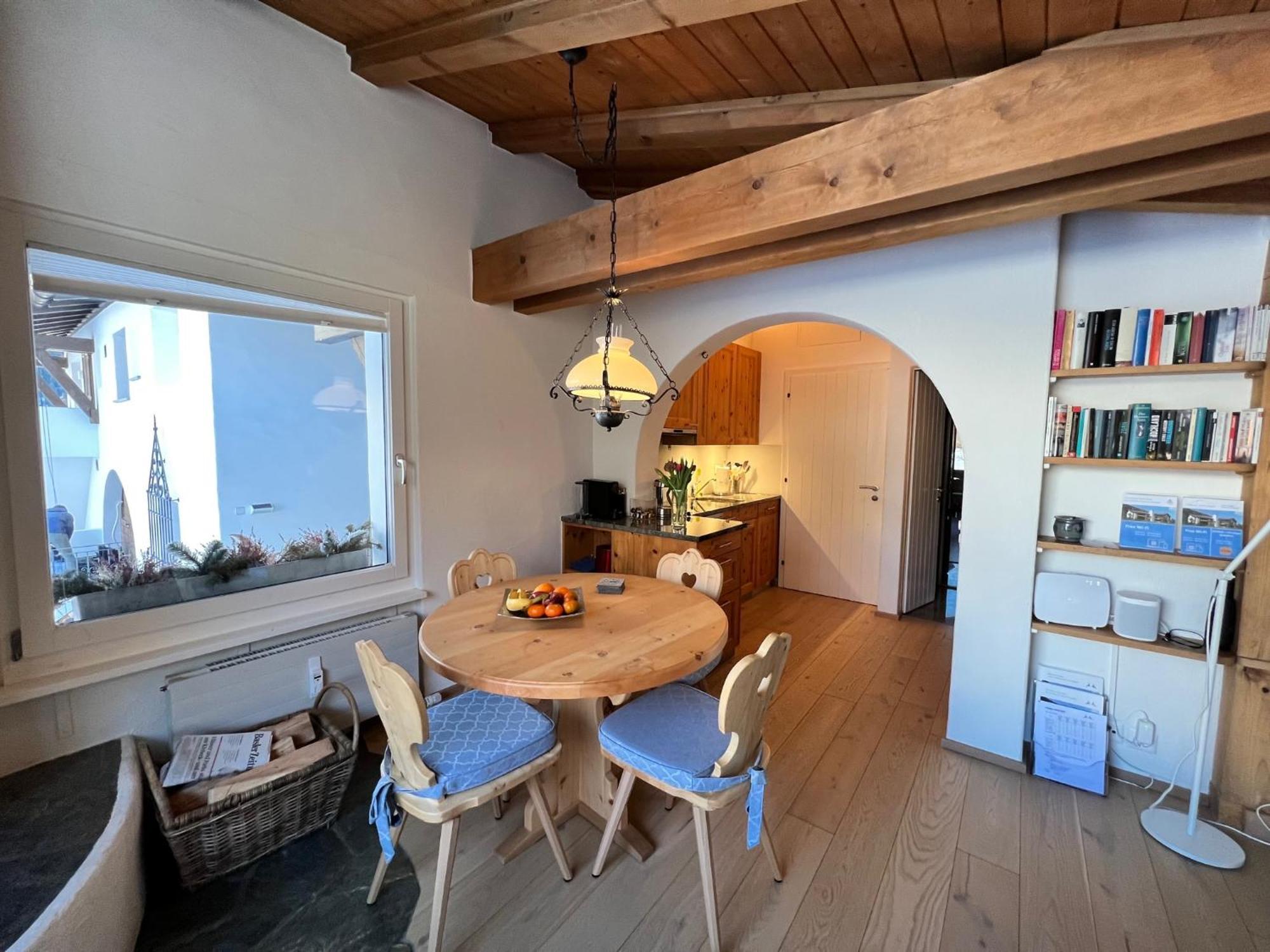 Chesa Suot Ovas Appartement Sils Maria Kamer foto