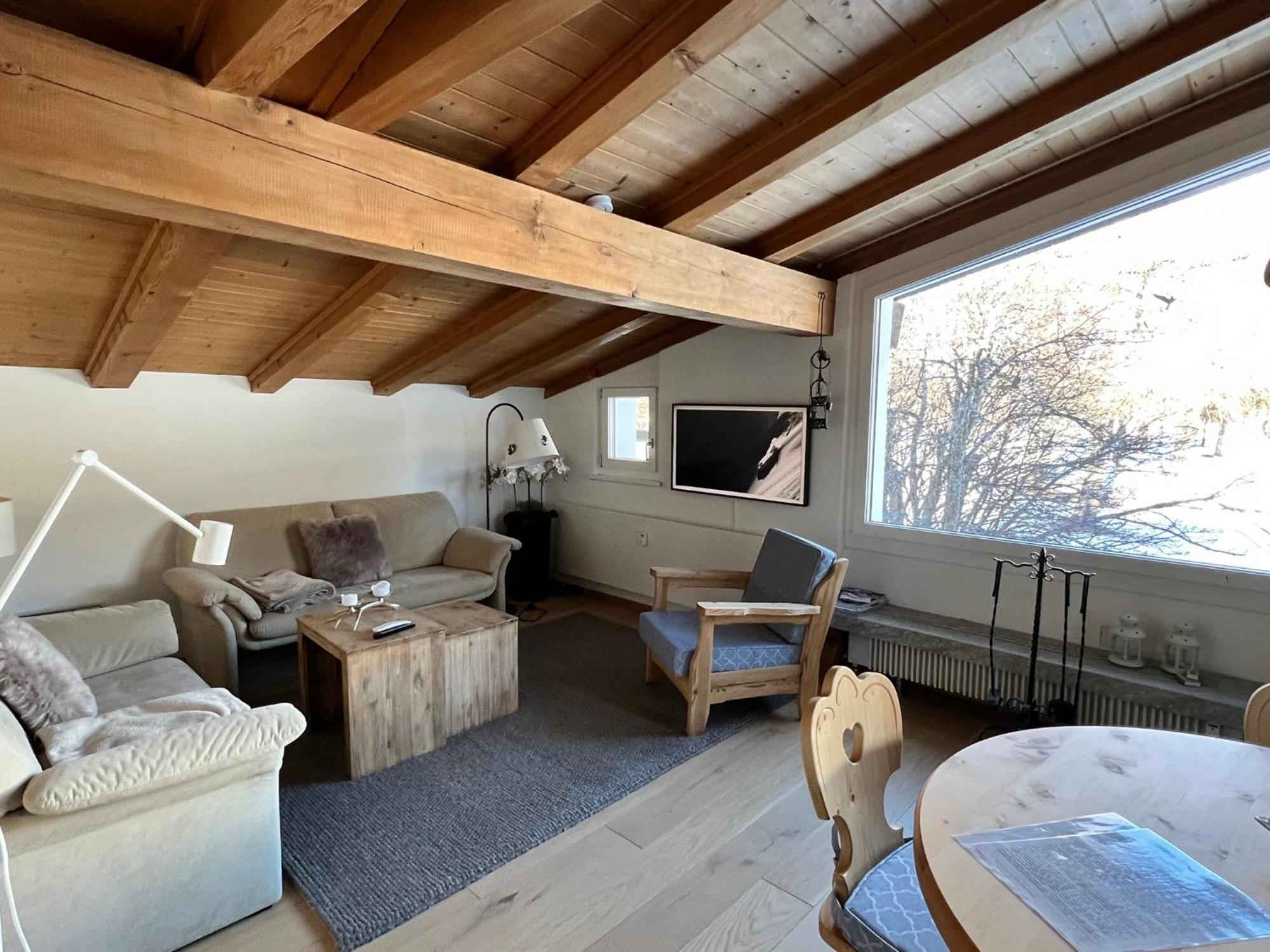 Chesa Suot Ovas Appartement Sils Maria Kamer foto