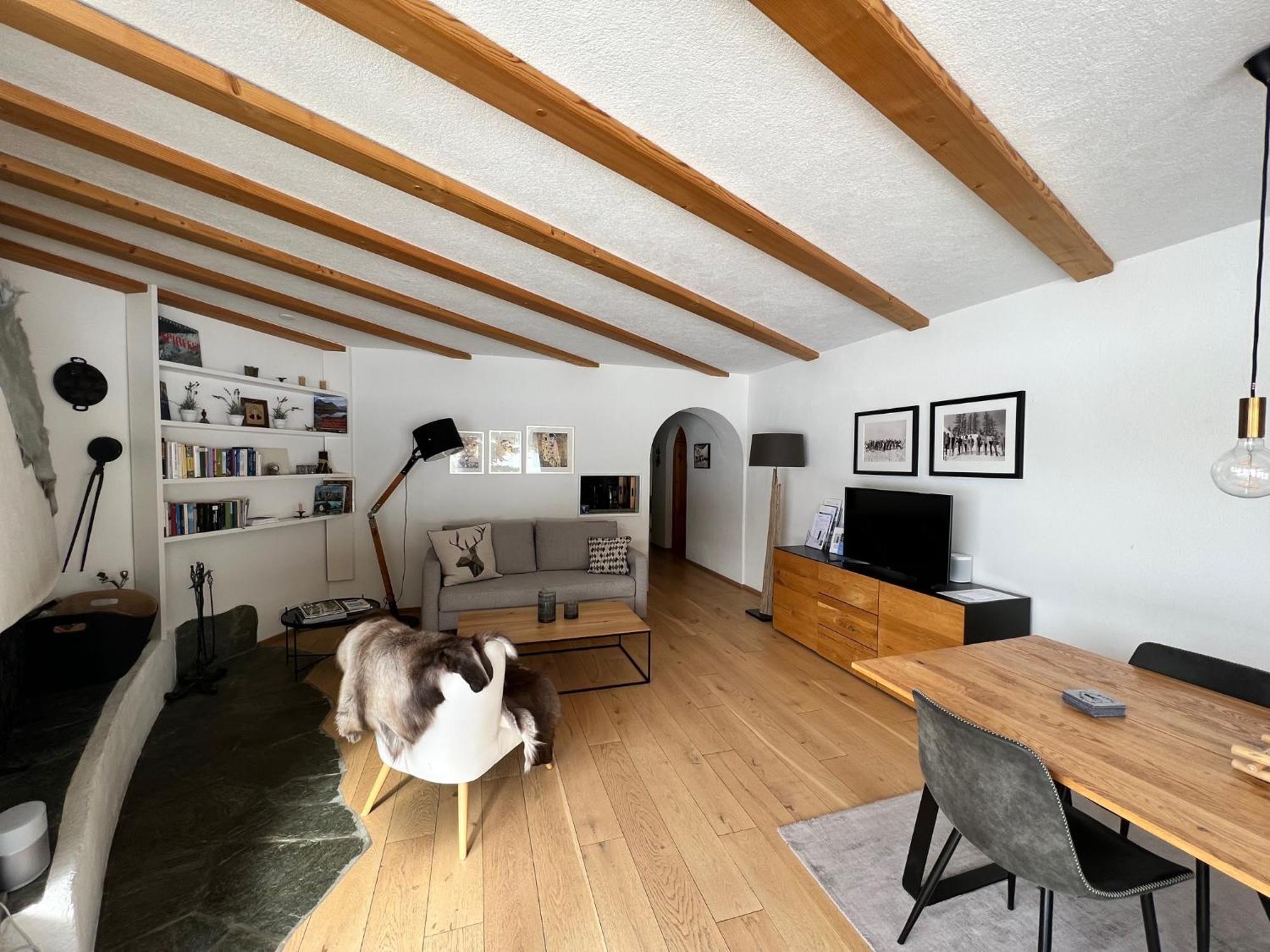 Chesa Suot Ovas Appartement Sils Maria Kamer foto