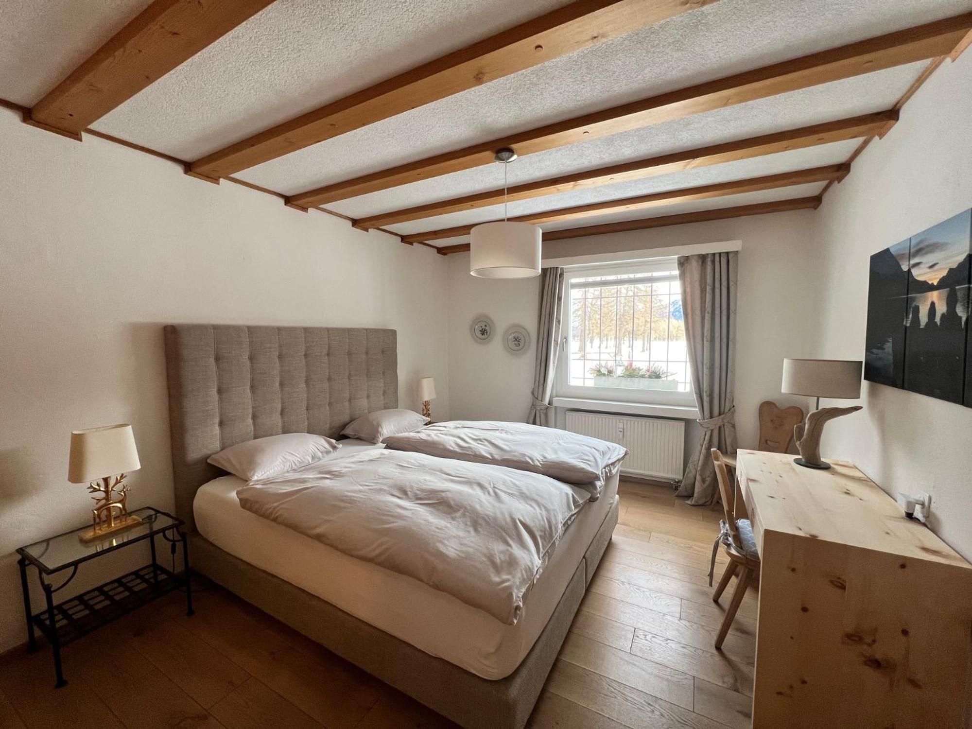 Chesa Suot Ovas Appartement Sils Maria Kamer foto