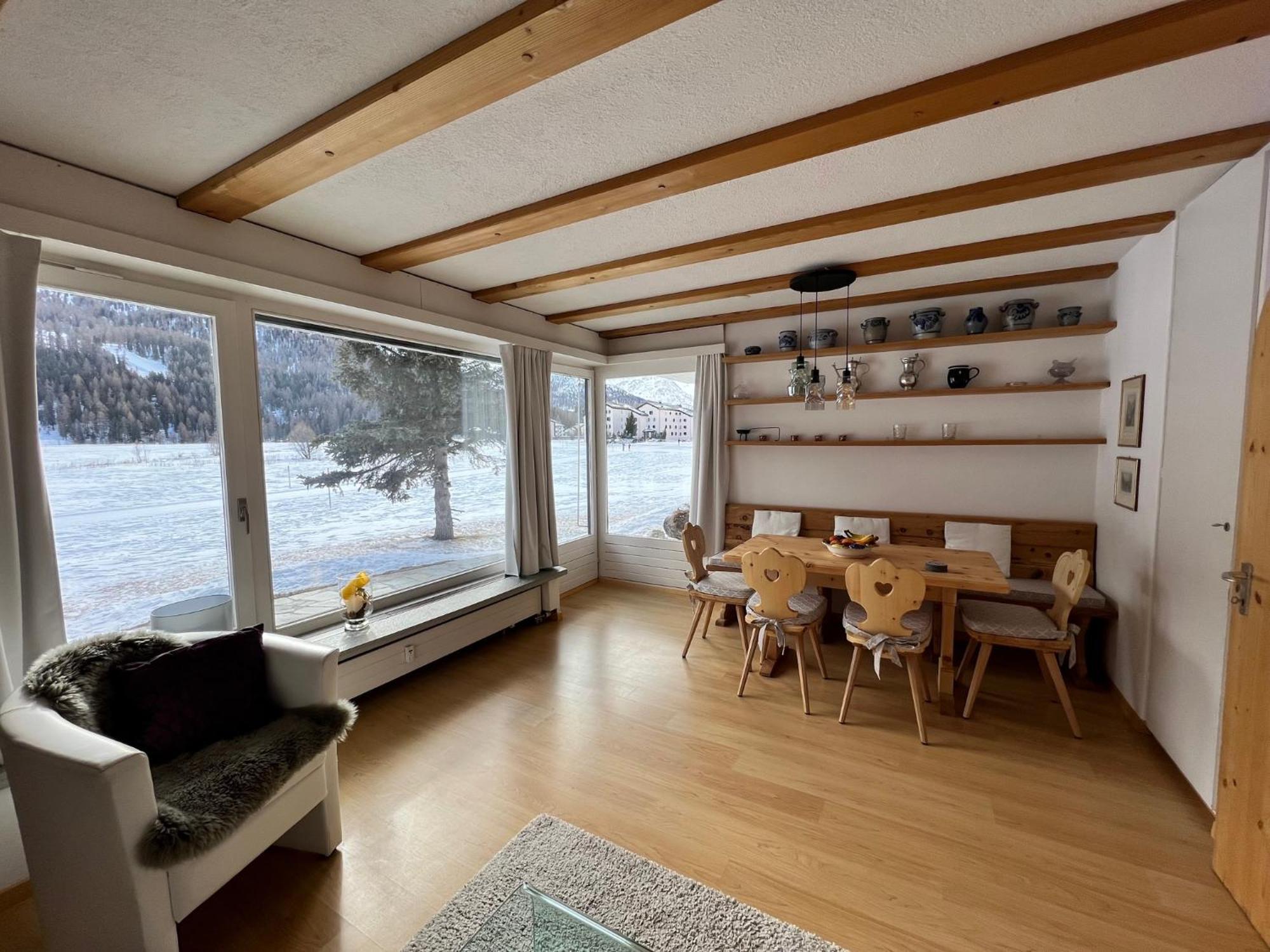Chesa Suot Ovas Appartement Sils Maria Kamer foto